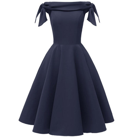 Années 50 Robe Du Soir Rétro Épaule Dénudée - Ma Penderie Vintage