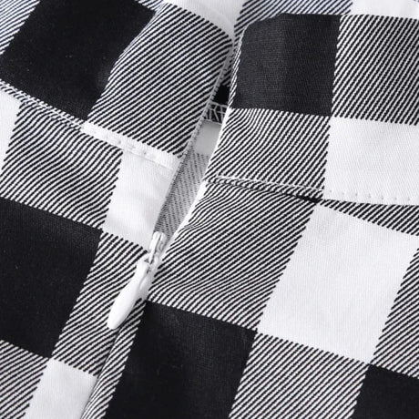 Années 60 Jupe Midi Coton Vichy Rétro - Ma Penderie Vintage