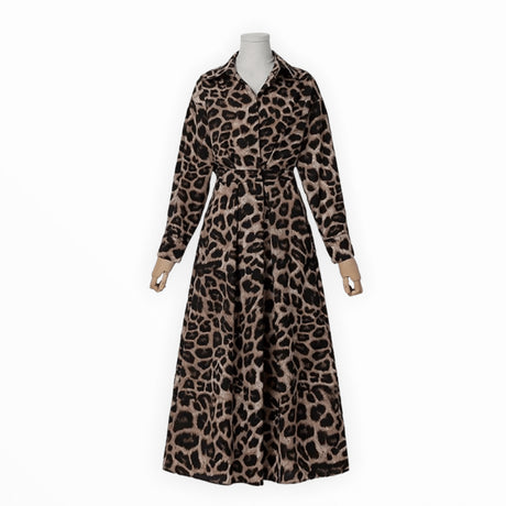 Années 40 Robe Chemise Trapèze Vintage Popeline - Ma Penderie Vintage