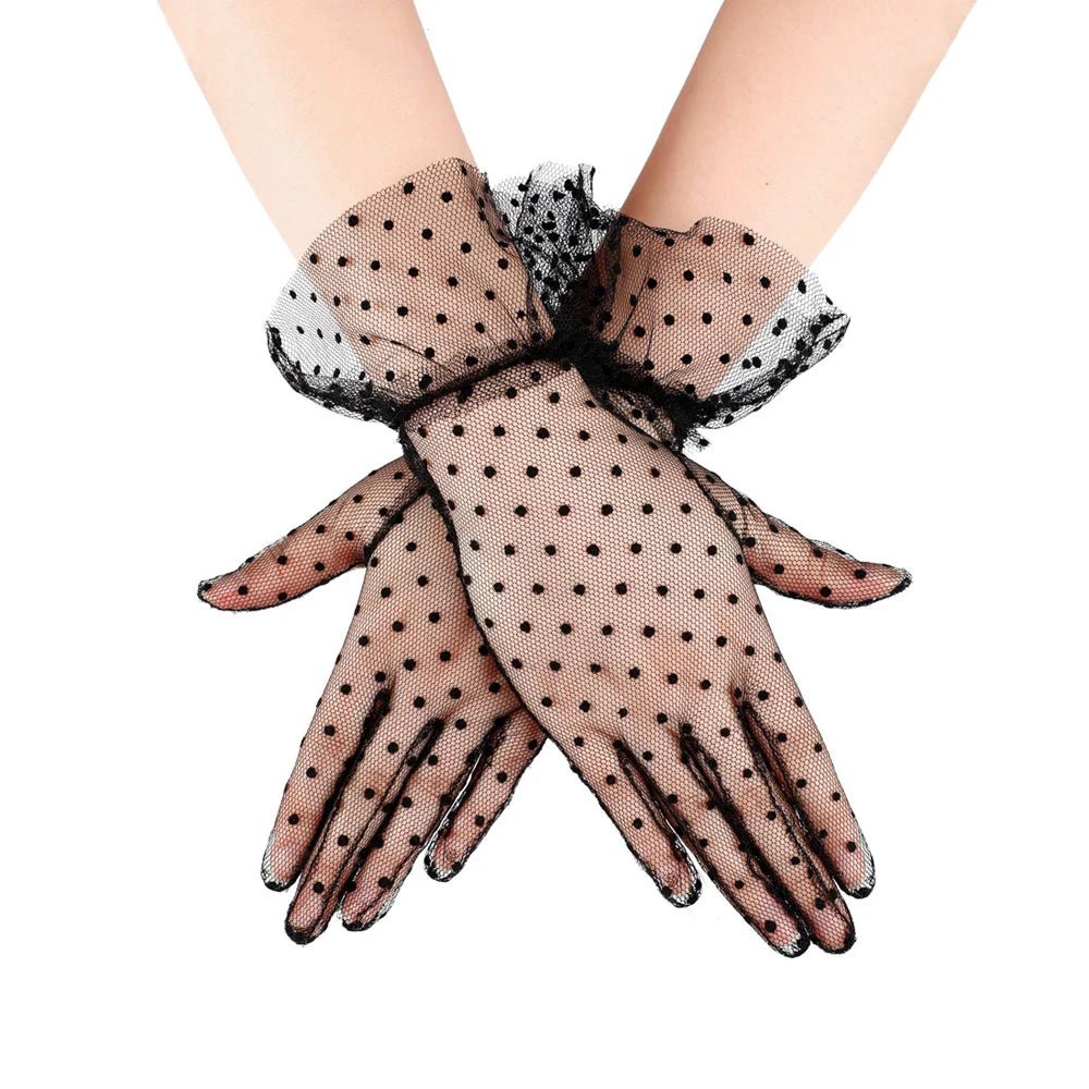 Années 50 Gants À Pois Pin Up Glamour - Ma Penderie Vintage