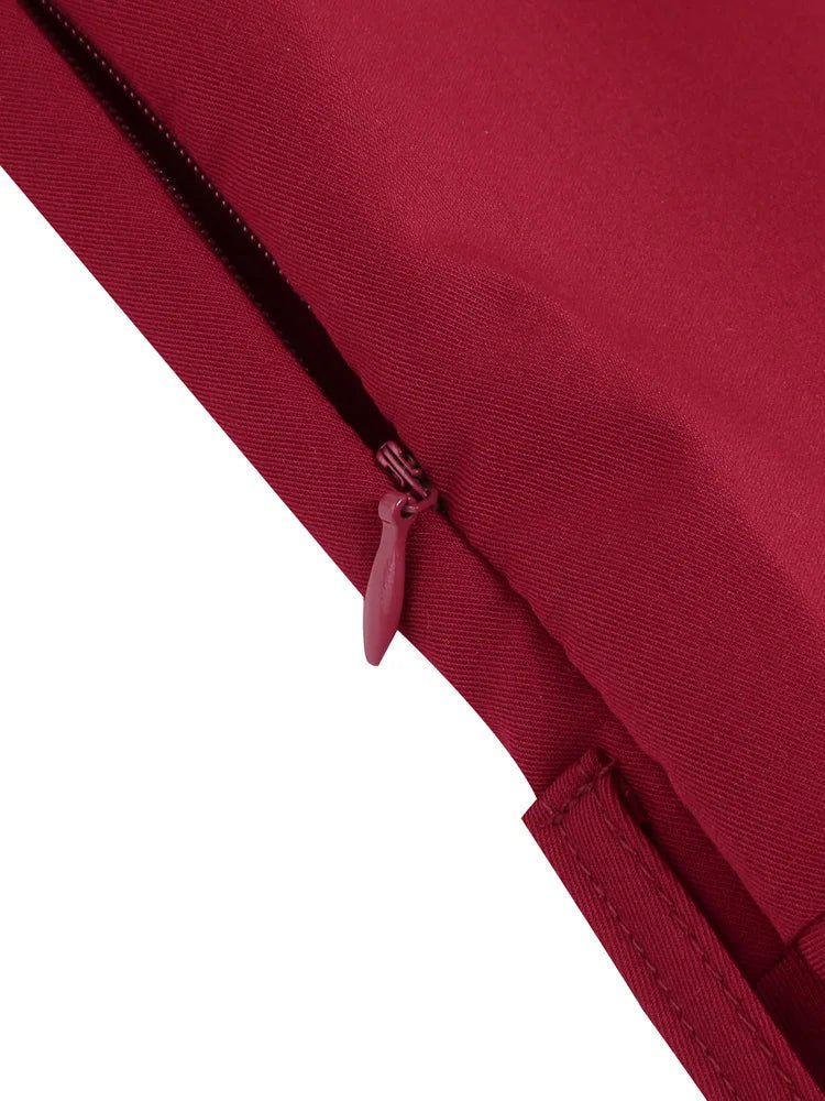 Années 50 Robe de Jour Évasée Vintage Manches Courtes - Ma Penderie Vintage