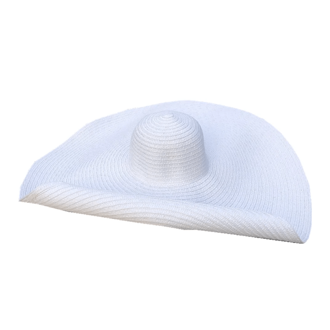 Années 70 Grand Chapeau de Paille Bohème - Ma Penderie Vintage