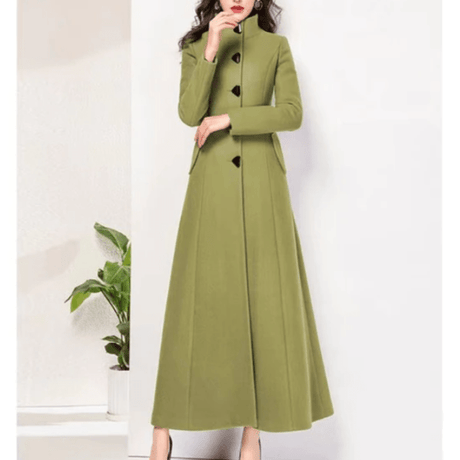 Années 60 Manteau Long Rétro Jackie O - Ma Penderie Vintage