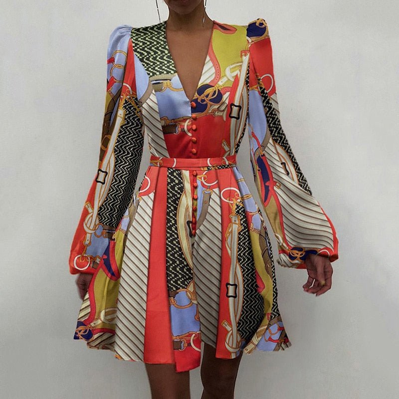 Années 70 Robe Courte Satin À Boutons - Ma Penderie Vintage