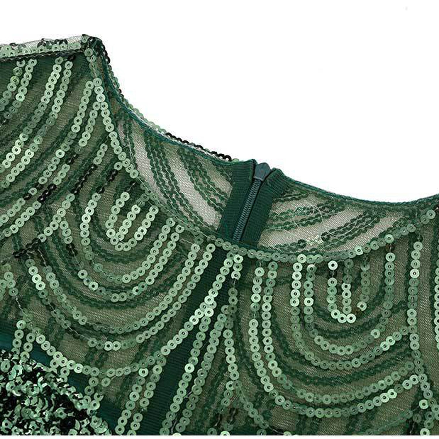 Années 20 Robe Fourreau Sequins Art Deco - Ma Penderie Vintage