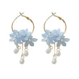 Années 40 Boucles d'oreilles Fleur Rétro - Ma Penderie Vintage