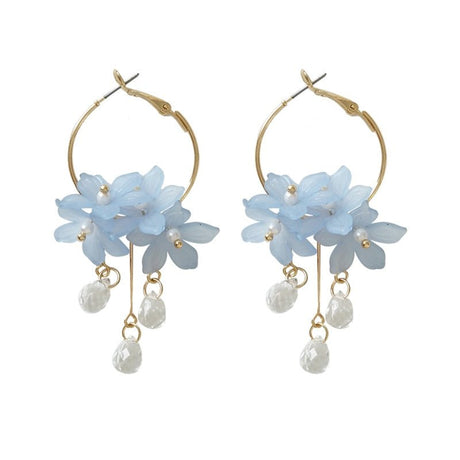 Années 40 Boucles d'oreilles Fleur Rétro - Ma Penderie Vintage