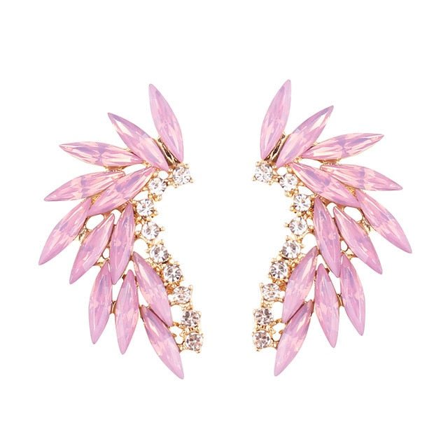 Années 50 Boucles d’Oreilles Strass Cocktail - Ma Penderie Vintage