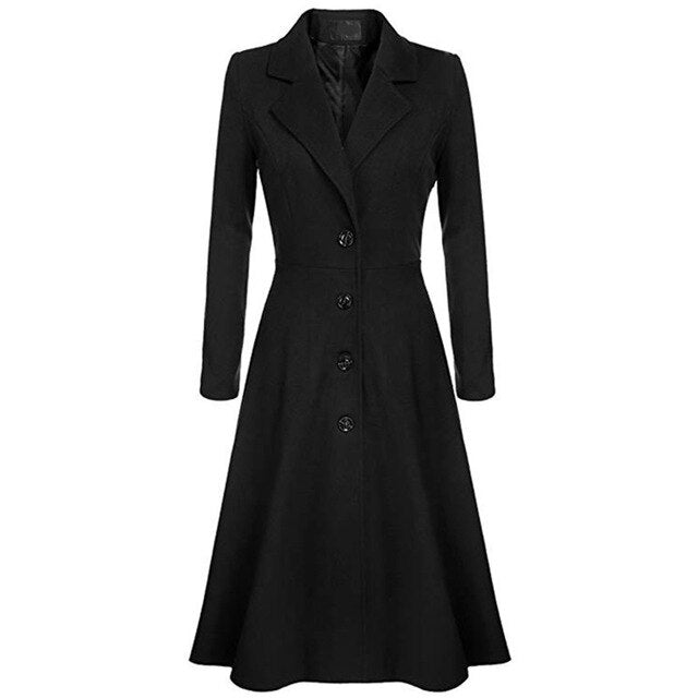 Années 40 Manteau Évasé Vintage Pin Up Bettie - Ma Penderie Vintage