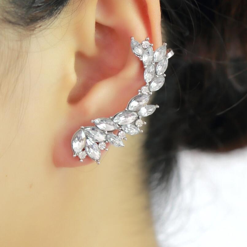 Années 50 Boucles d’oreilles Grimpantes Strass Rétro - Ma Penderie Vintage