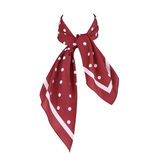 Années 60 Foulard Rétro Rockabilly À Pois - Ma Penderie Vintage