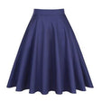 Années 50 Pin Up Jupe Cercle Unie Classique - Ma Penderie Vintage