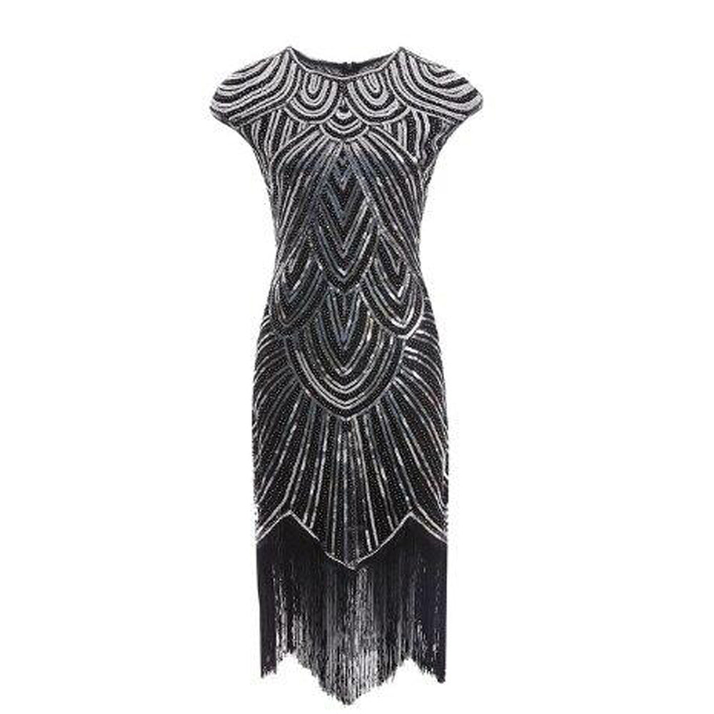 Années 20 Gatsby Robe Fourreau Paillette - Ma Penderie Vintage