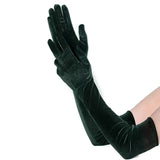 Années 50 Gants Longs Velours Glamour