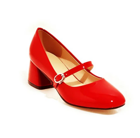 <tc>1960's</tc> Retro Shoes <tc>M</tc>mary Jane Patent Leather