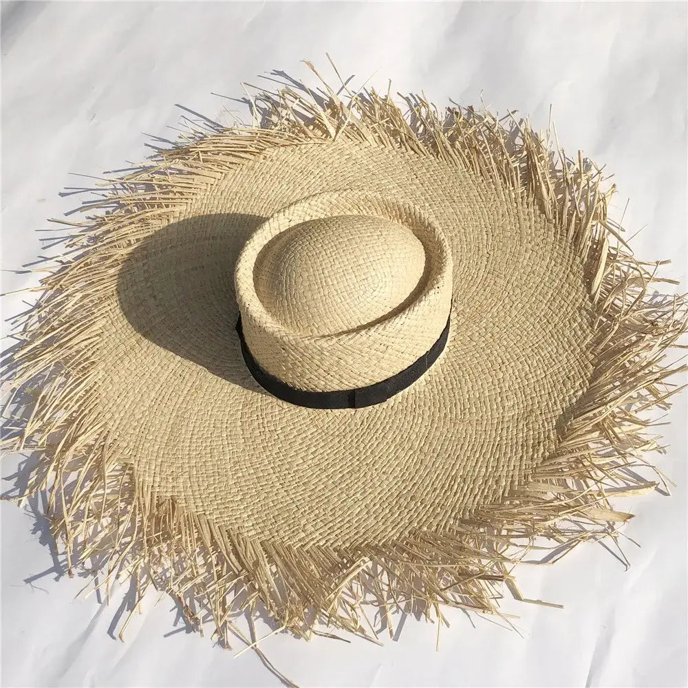 Années 60 Chapeau d'été Paille Sud De France Lolita - Ma Penderie Vintage