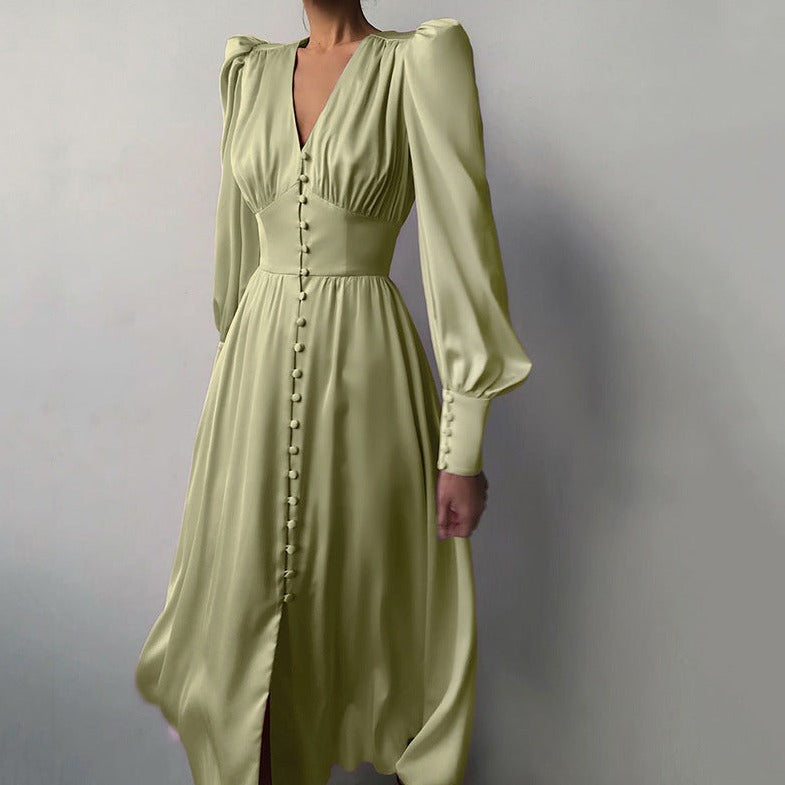 Années 30 Robe Midi Biais Glamour Vintage - Ma Penderie Vintage
