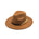 Années 80 Chapeau Vintage Fedora Plume Dorée - Ma Penderie Vintage