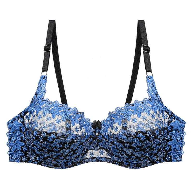 Années 60 Soutien-gorge Rétro Dentelle Florale - Ma Penderie Vintage