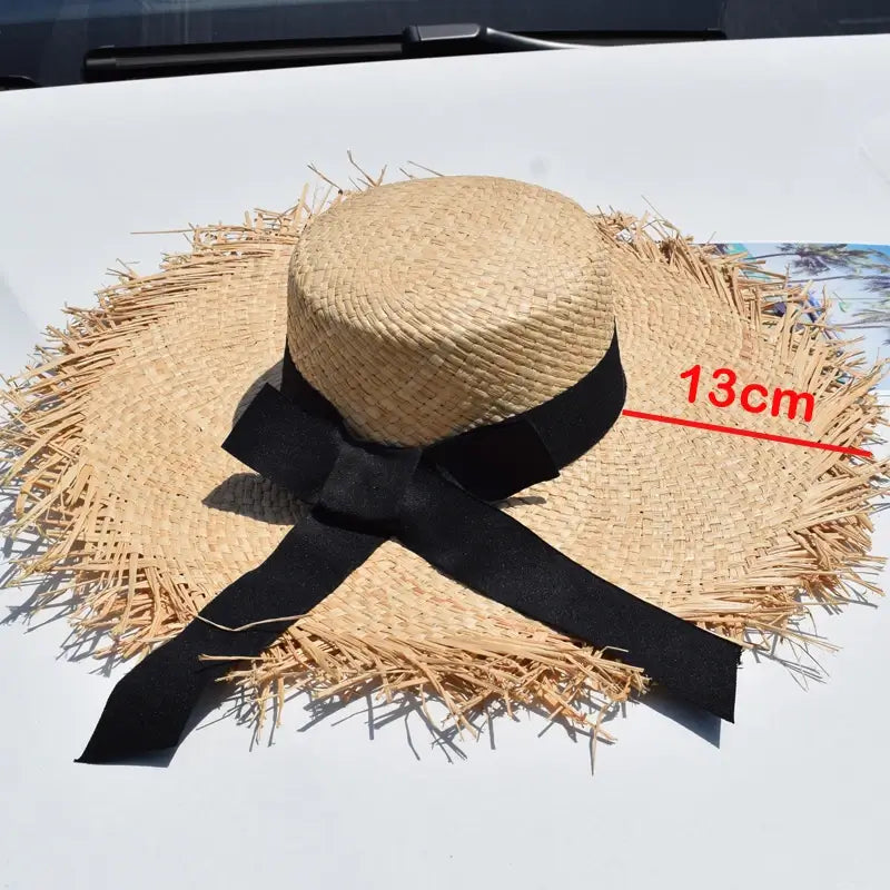 Années 60 Chapeau d'été Paille Sud De France Lolita - Ma Penderie Vintage