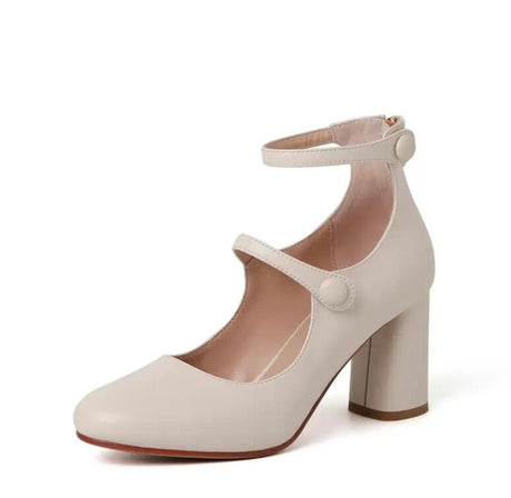 Années 60 Chaussure de ville À Talon La Parisienne - Ma Penderie Vintage