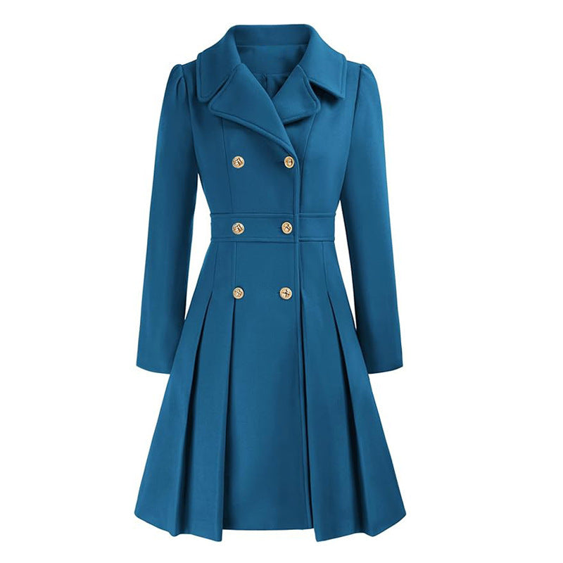 <tc>1960's</tc>  <tc>M</tc>Birkin Double Breasted Flared Coat