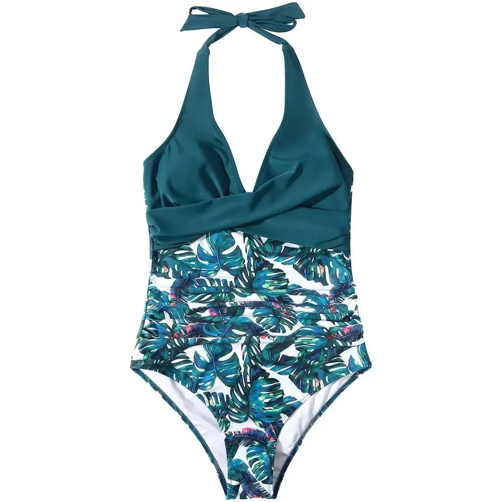 Années 80 Maillot De Bain Une Pièce Imprimé