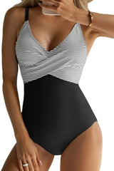 Années 80 Maillot De Bain Une Pièce Imprimé