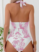 Années 60 Maillot De Bain Rétro Imprimé Floral - Ma Penderie Vintage