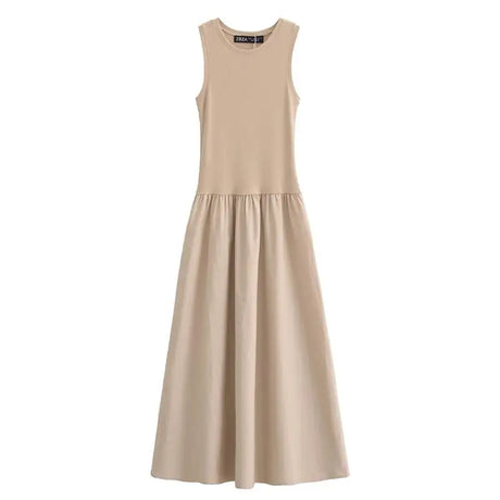 Dresses Summer Women's 2025 New Chic Slim Simple Elegant Holiday Dress Street Women's Comfortable Youth Dress