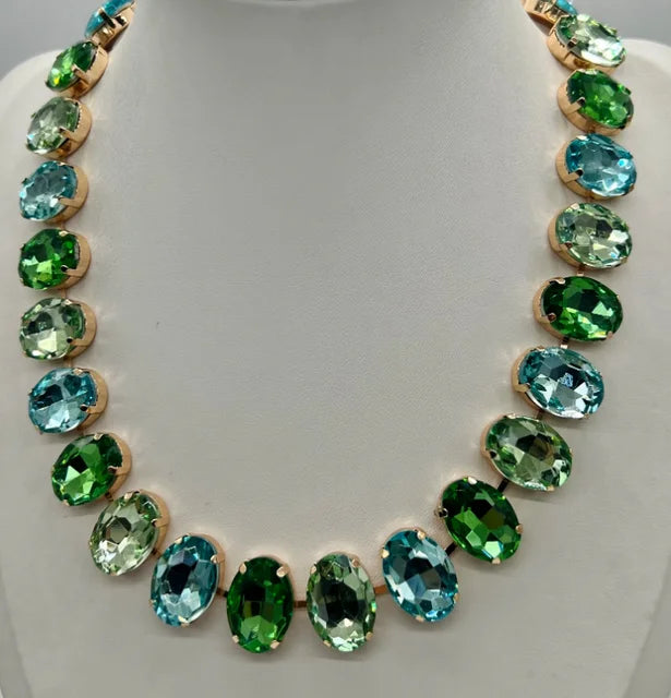 <tc>1950's</tc> Monaco Retro Rhinestone Necklace