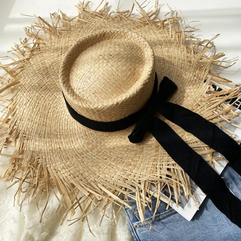 Années 60 Chapeau d'été Paille Sud De France Lolita - Ma Penderie Vintage
