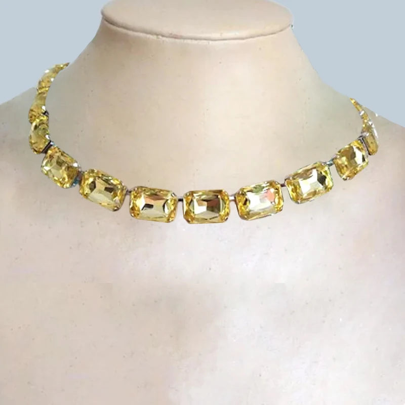 <tc>1950's</tc> Monaco Retro Rhinestone Necklace