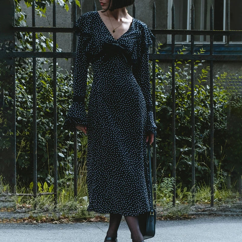 Années 60 Robe Midi Parisienne Bohémienne - Ma Penderie Vintage