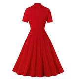 <tc>1940's</tc> Double Breasted Flared Dress