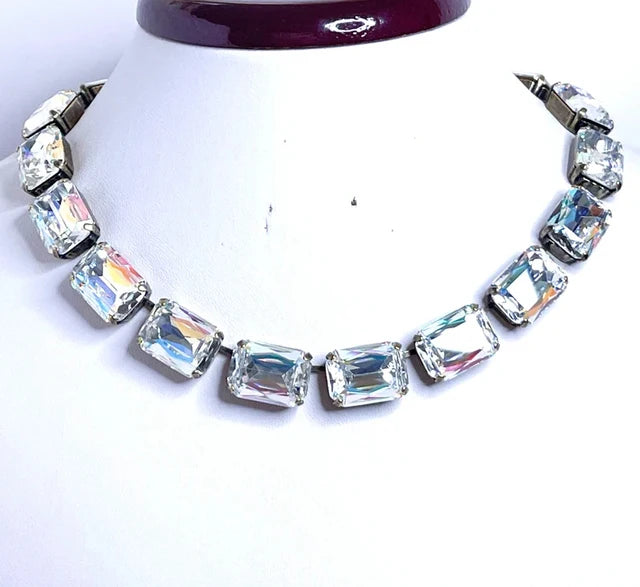 <tc>1950's</tc> Monaco Retro Rhinestone Necklace