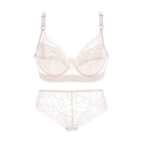 <tc>1970's</tc> Set <tc>L</tc>Retro Floral Lace Lingerie