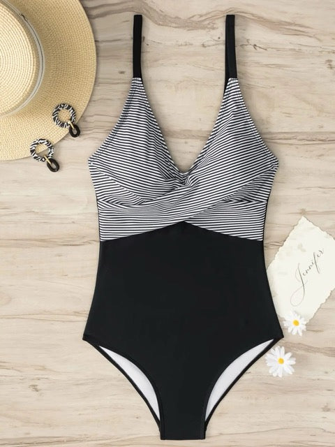 Années 80 Maillot De Bain Une Pièce Imprimé