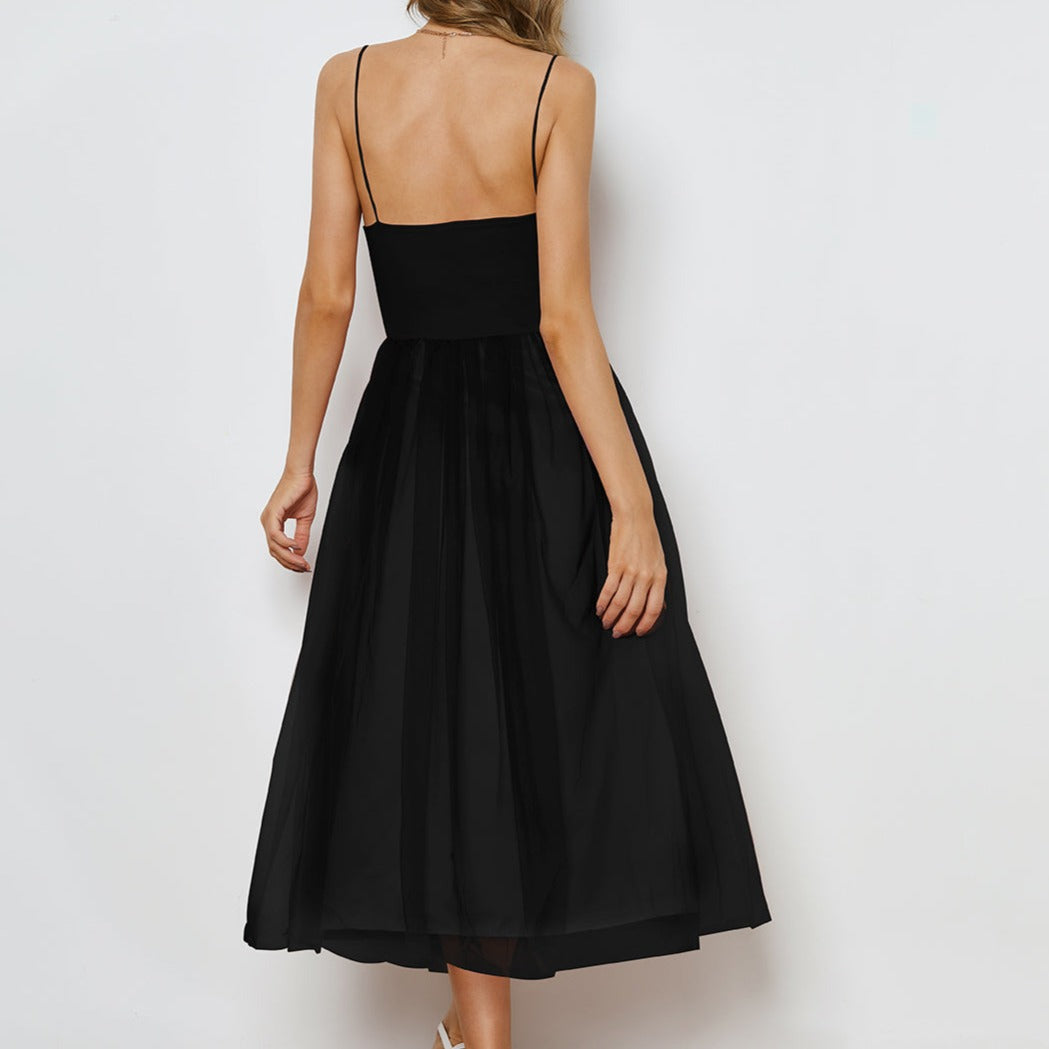 Années 50 Robe Évasée Tulle Glamour Mademoiselle