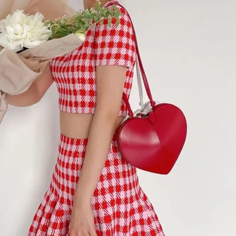 <tc>1960's</tc> Retro Heart Shape Handbag