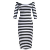 <tc>1960's</tc> Pencil Dress <tc>M</tc>Retro Bardot Dress