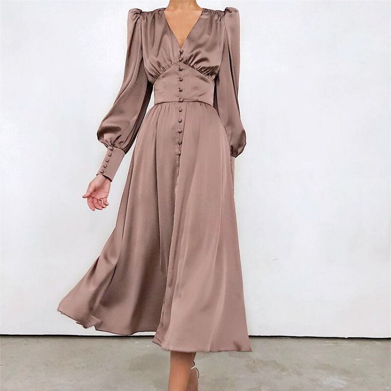 Années 30 Robe Midi Biais Glamour Vintage