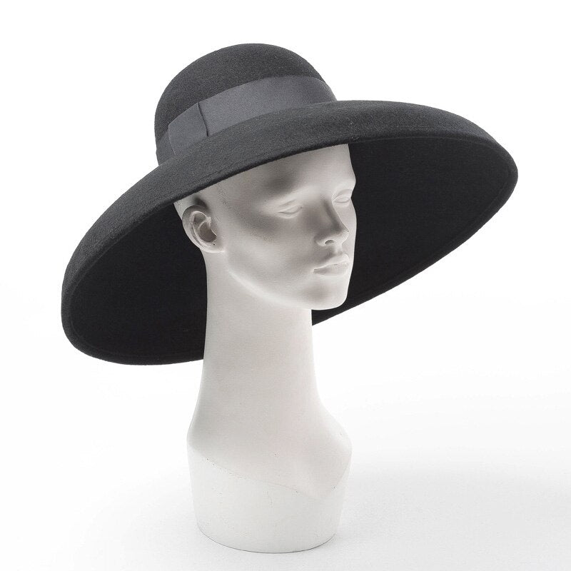 <tc>1960's</tc> Hat <tc>L</tc>groin Black Audrey Hepburn