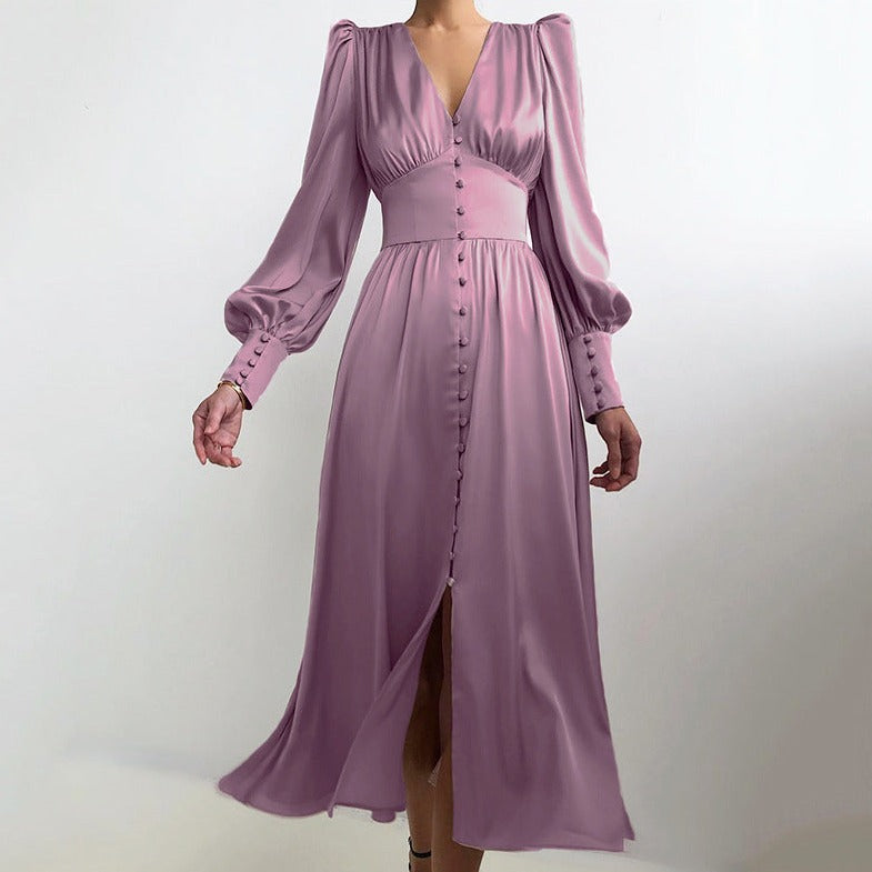 Années 30 Robe Midi Biais Glamour Vintage - Ma Penderie Vintage