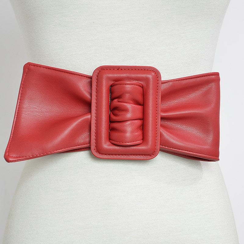 Années 50 Ceinture de taille Faux Cuir Pin Up