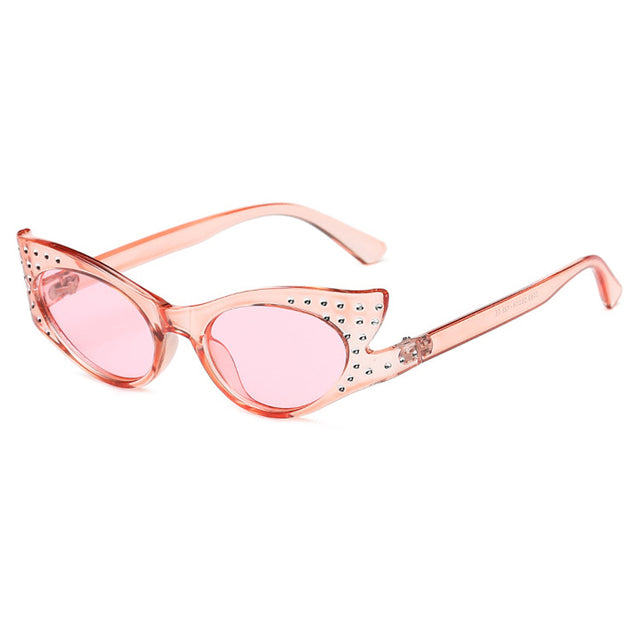 <tc>1960's</tc> Studs Cat Eye Sunglasses