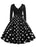 Années 50 Robe Évasée Rétro À Pois Lucille - Ma Penderie Vintage