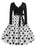 Années 50 Robe Évasée Rétro À Pois Lucille - Ma Penderie Vintage