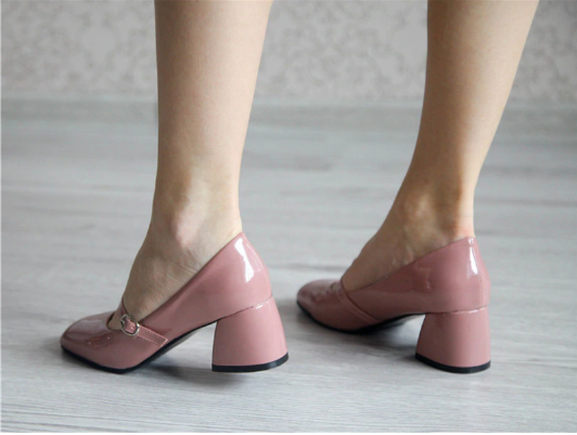 Années 1960 Vintage Chaussures Mary Jane Cuir Vernis - Ma Penderie Vintage