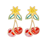 <tc>1960's</tc> Retro Earrings Crystal Jewelry